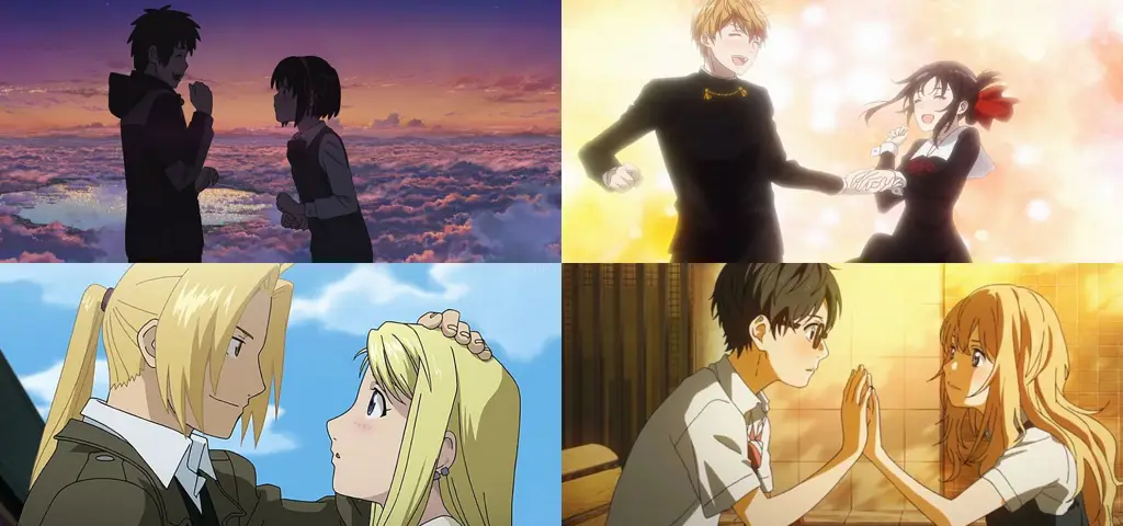 Momen mengharukan pengakuan cinta Adegan pengakuan cinta dalam anime