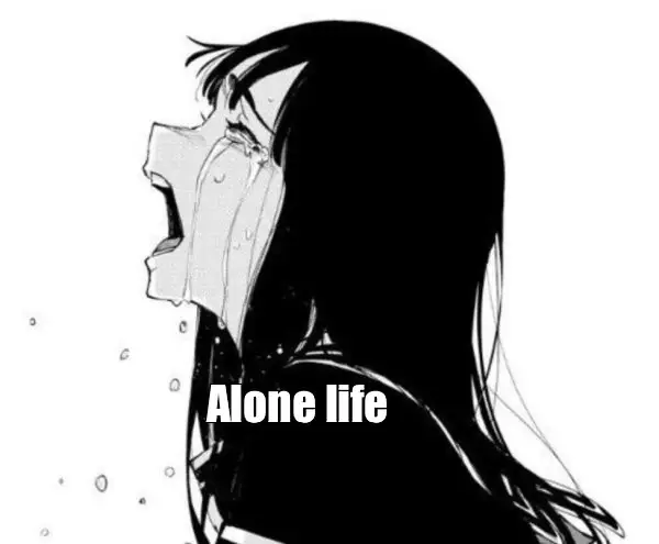 Gambar karakter anime menangis