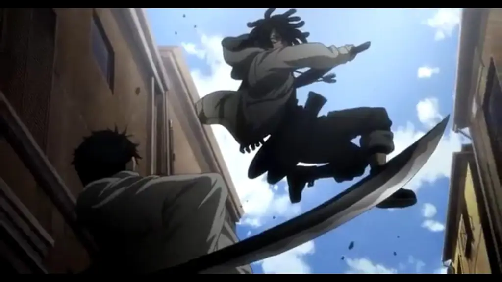 Pertarungan Samurai yang Epik Pertarungan pedang samurai dalam anime