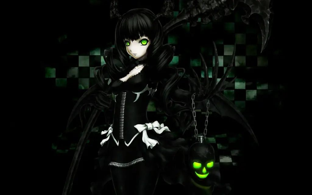 Seni Anime Gelap dan Menarik Gambar seni anime gelap dan misterius