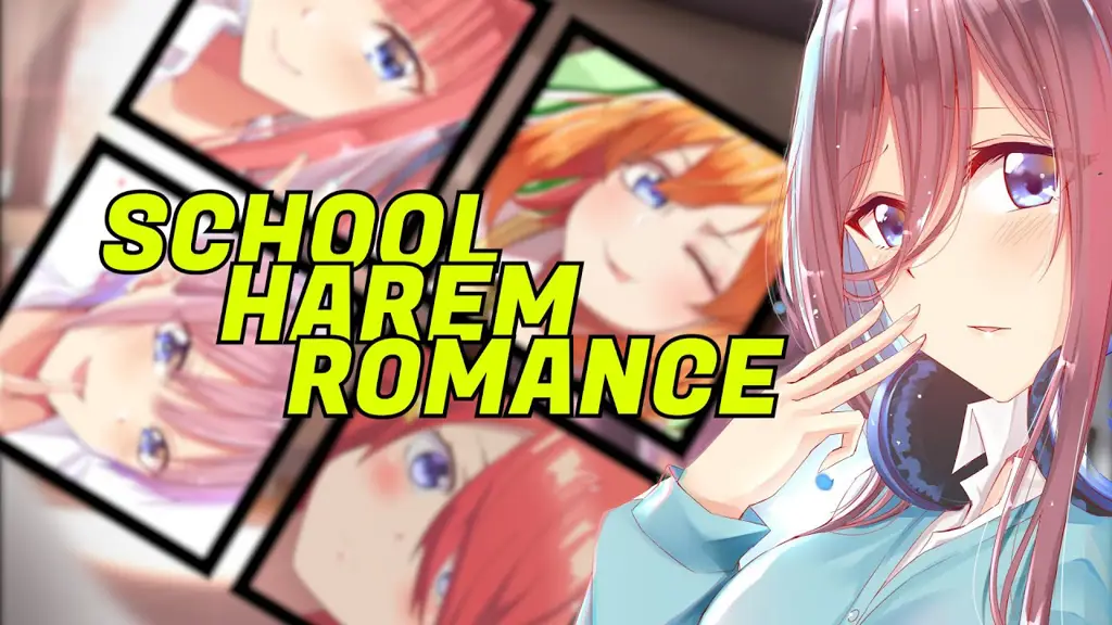 Ilustrasi Anime School Harem Romantis dan Lucu Gambar anime school harem dengan tema romance dan comedy