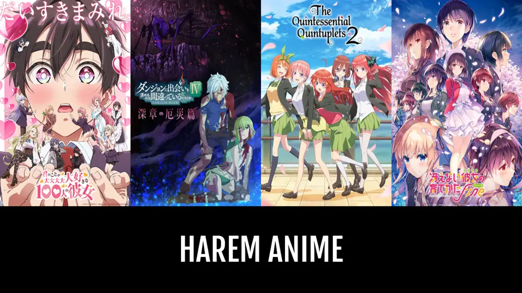 Ilustrasi Anime School Harem Gambar anime school harem