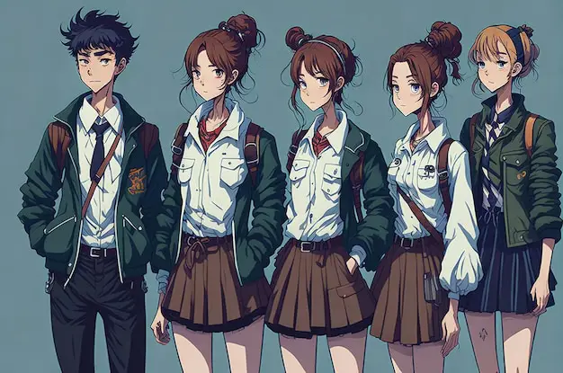 Persahabatan yang abadi Gambar anime school life yang menampilkan persahabatan