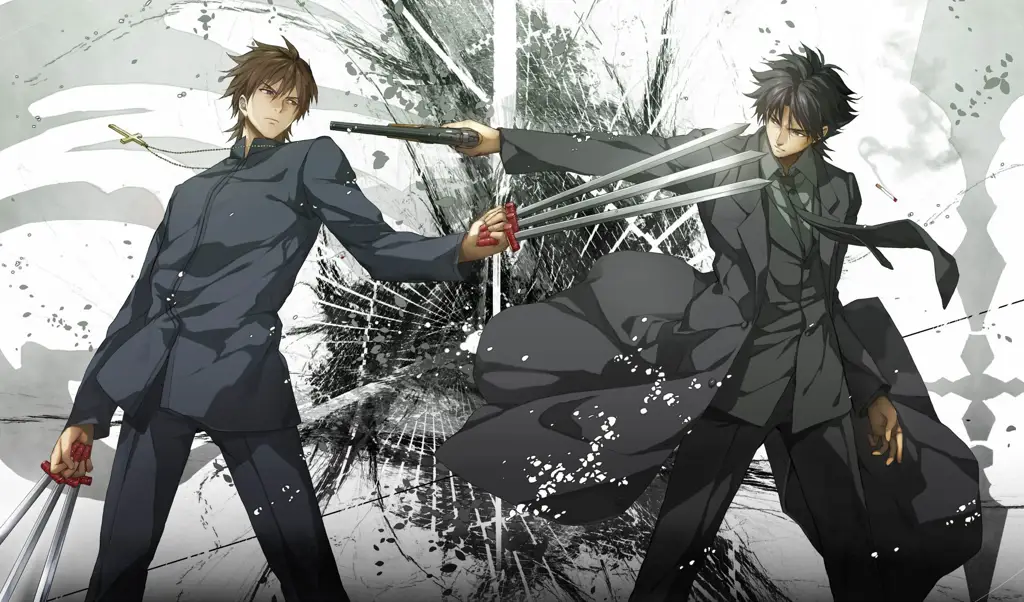 Adegan aksi yang menegangkan dalam anime school action Adegan pertarungan anime yang seru