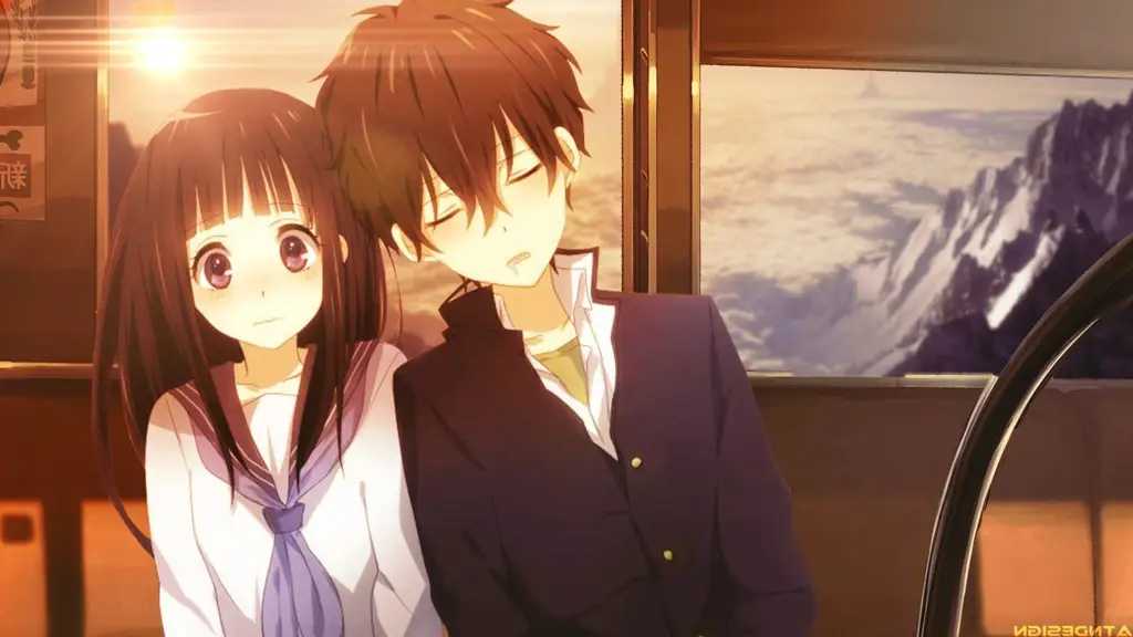 Pasangan Anime yang Bahagia Gambar pasangan anime yang bahagia