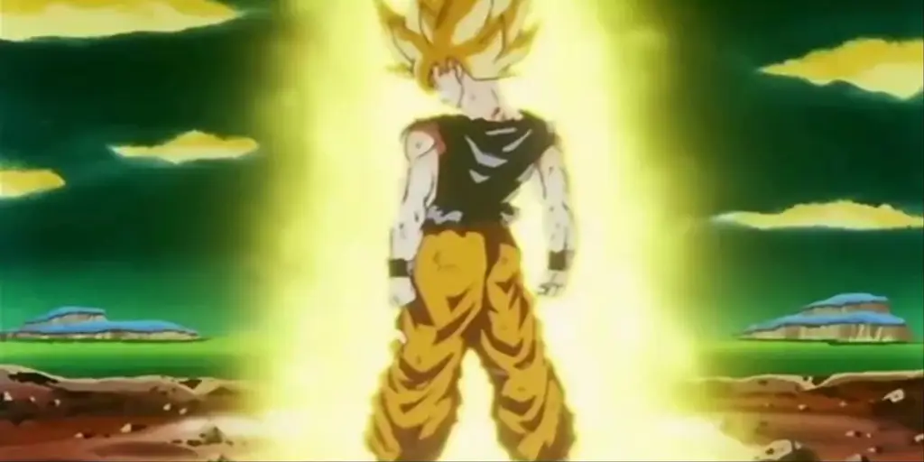 Adegan Anime yang Penuh Aksi Gambar adegan anime yang seru dan menegangkan