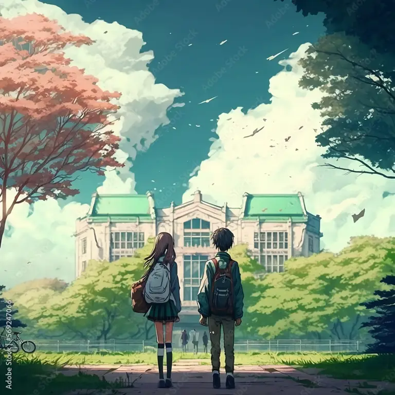 Anime School Romantis: Pasangan yang Bikin Baper Pasangan siswa SMA dalam anime romantis