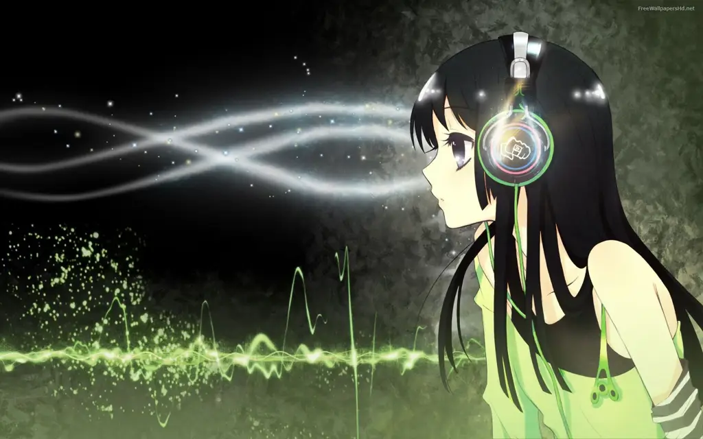 Soundtrack Anime yang Menawan Not musik anime sebagai latar belakang