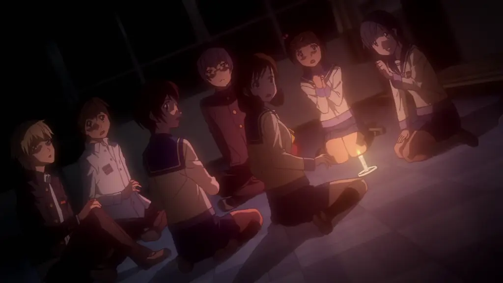 Suasana Mencekam di Sekolah Gambar suasana mencekam di sekolah dalam anime horor