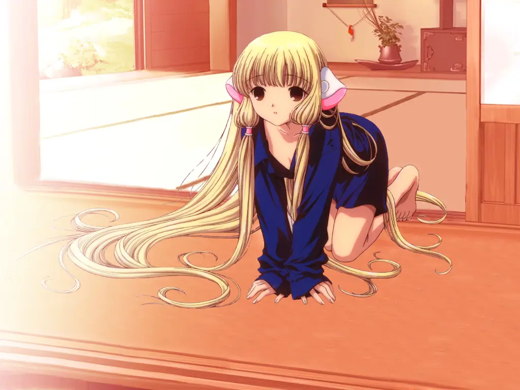 Kisah Cinta Manusia dan Persocom di Chobits Cuplikan gambar anime Chobits