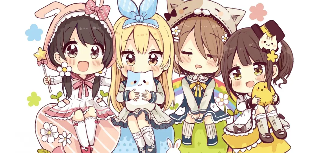 Bersama Teman, Lebih Seru Sebuah grup teman yang menikmati anime bersama-sama