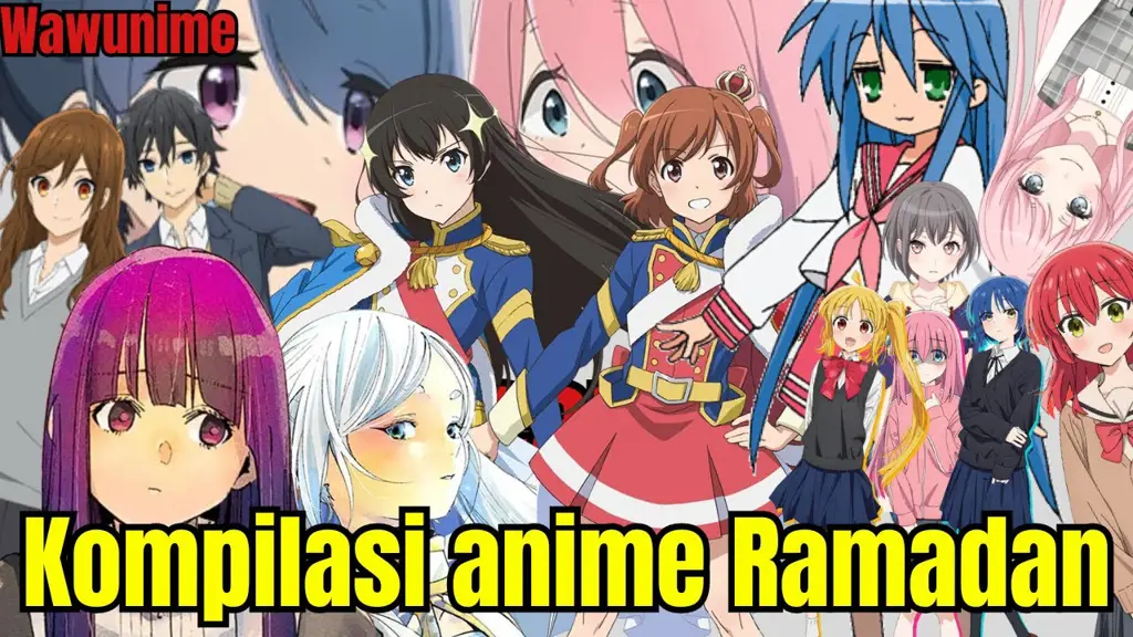 Pilihan Anime Terbaik untuk Menemani Puasamu Koleksi gambar anime yang direkomendasikan untuk ditonton saat berbuka puasa