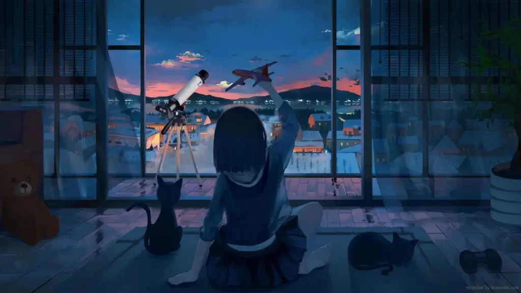 Anime Santai untuk Menemani Buka Puasamu Gambar anime dengan tema tenang dan menenangkan