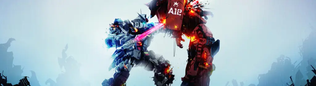 Aksi Robot yang Menegangkan Adegan pertarungan robot di anime