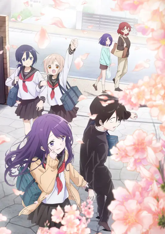 Anime Romantis Sekolah Adegan romantis di sekolah anime