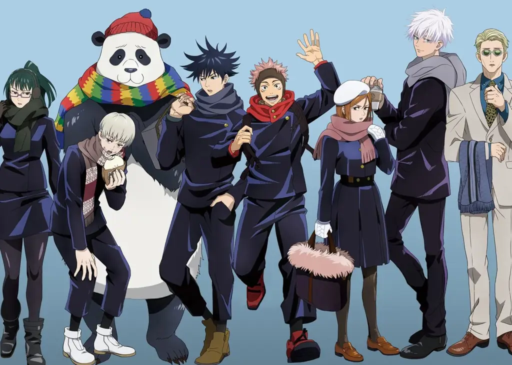 Para penyihir Jujutsu yang kuat Karakter-karakter unik dari anime Jujutsu Kaisen