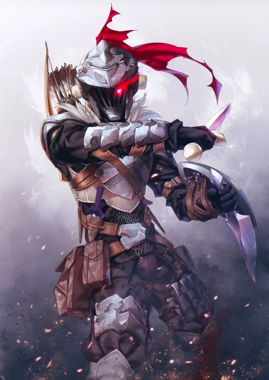 Goblin Slayer: Anime aksi dengan tema gelap dan brutal Gambar Goblin Slayer sedang bertarung