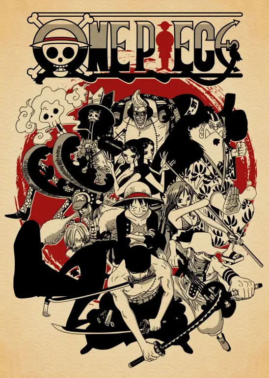 Poster anime One Piece