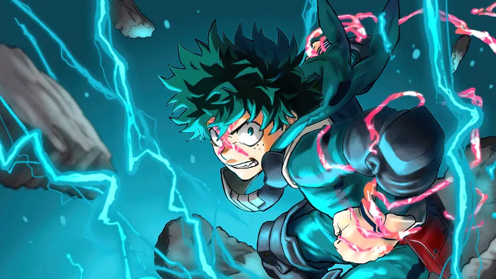 Kegembiraan dan petualangan dalam My Hero Academia Adegan aksi dari anime My Hero Academia