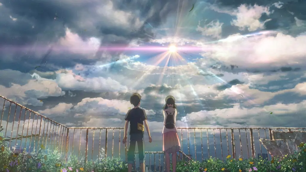 Pemandangan anime Weathering With You yang menakjubkan