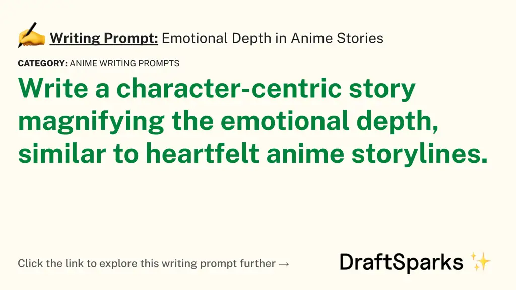 Karakter Anime dengan Emosi yang Mendalam Gambar karakter anime dengan ekspresi emosional yang dalam