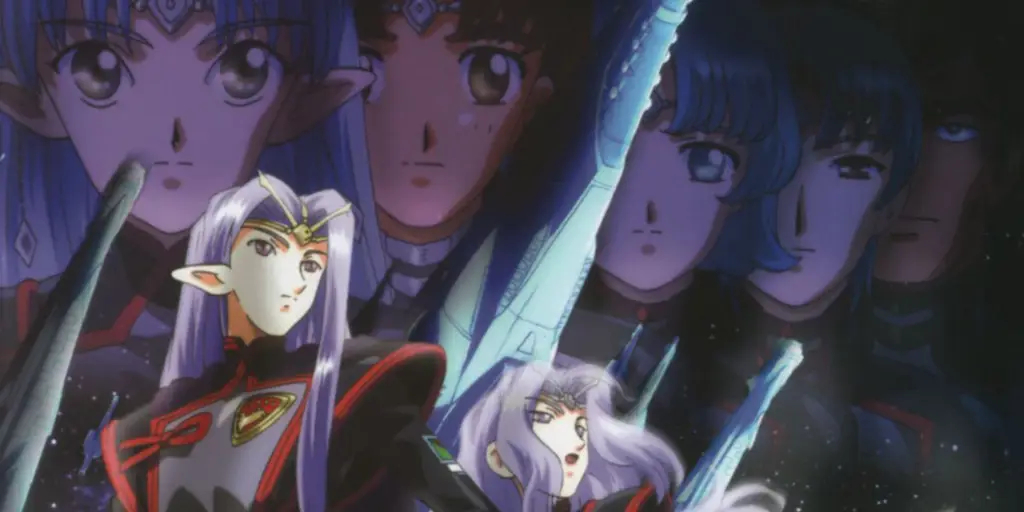 Petualangan Luar Angkasa yang Menakjubkan Adegan anime space opera yang epik