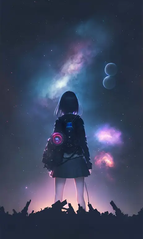 Nikmati pengalaman menonton anime seinen di waktu luang Gambar seseorang menonton anime di malam hari