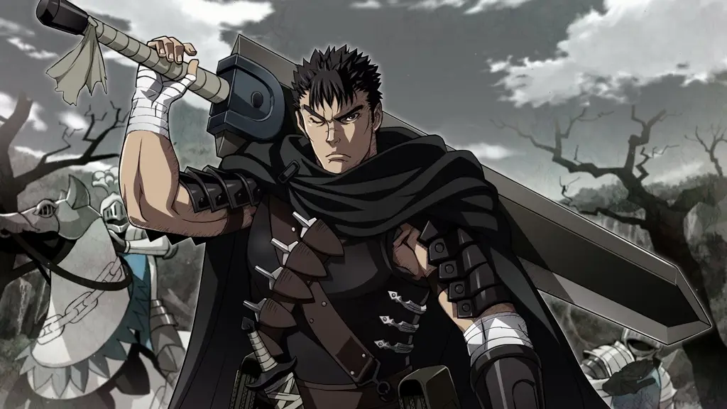 Adegan Aksi dari Berserk Gambar adegan anime Berserk