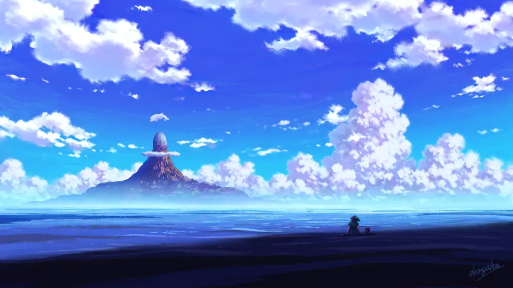 Dunia Anime yang Menawan Pemandangan alam dalam anime