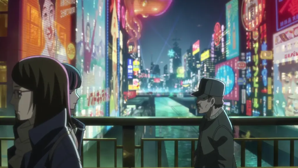 Adegan dari anime Akudama Drive