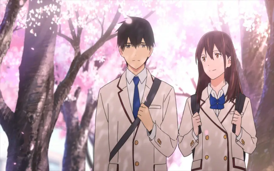 Adegan anime romantis dan emosional Adegan anime romantis dan emosional