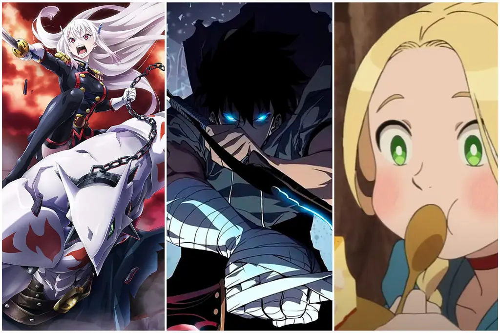 Daftar Anime Terbaik Tahun Ini Poster-poster anime terbaik tahun 2024