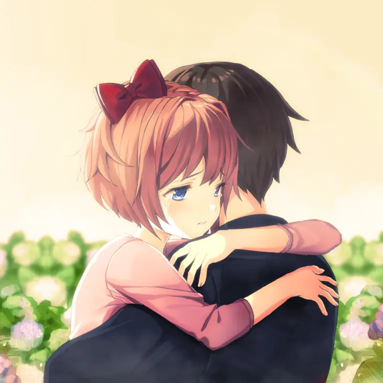 Pasangan anime romantis yang sedih Pasangan anime romantis yang sedih