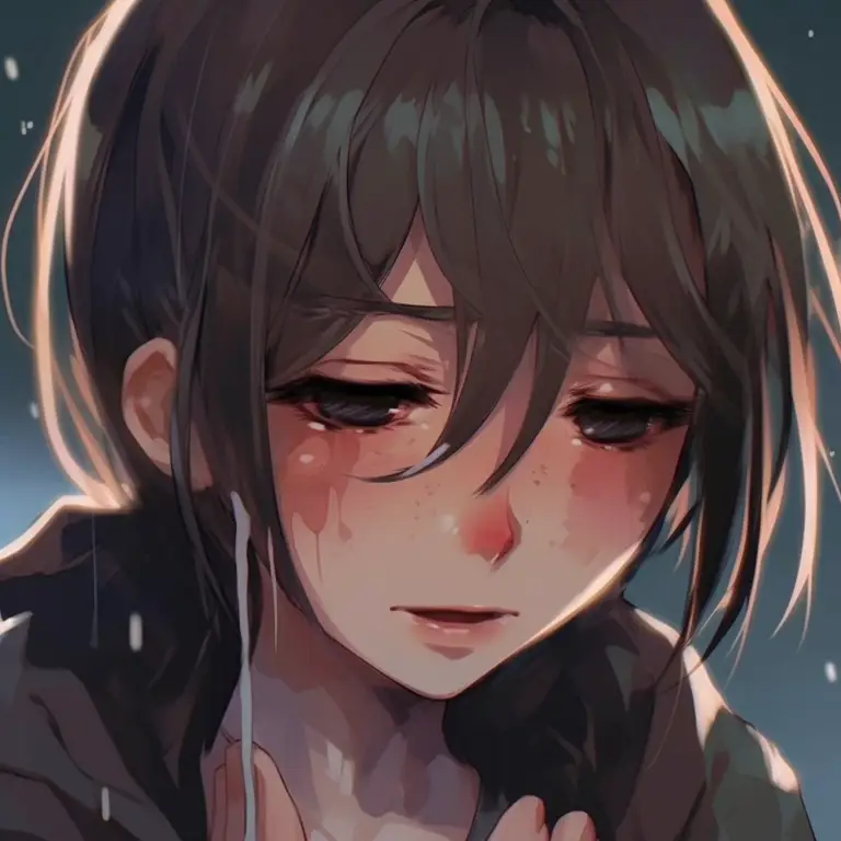 Gadis anime yang menangis Gadis anime yang menangis
