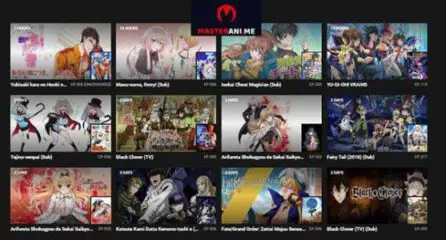Memilih Anime di Layanan Streaming Antarmuka layanan streaming anime dengan berbagai pilihan anime