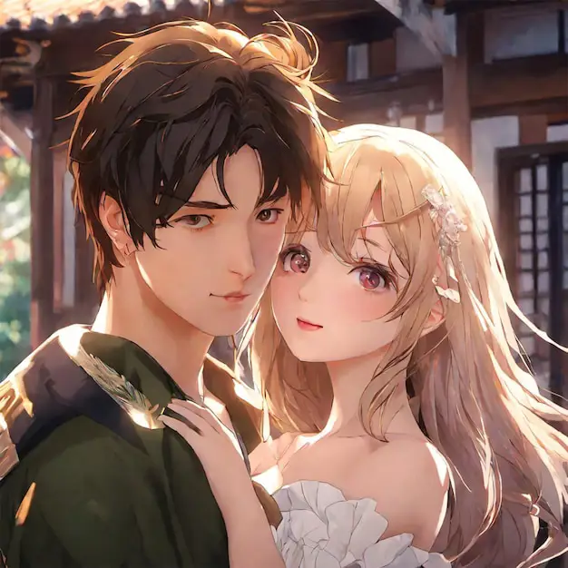 Anime Romantis dengan Sentuhan Dewasa Pasangan anime dalam adegan romantis