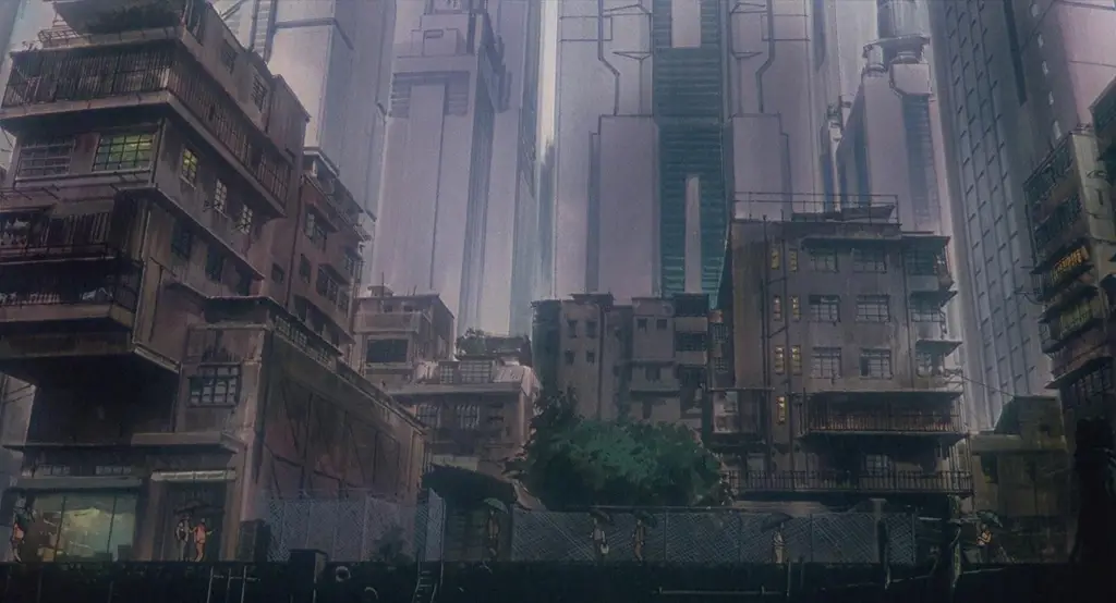 Dunia Futuristik yang Menakjubkan Gambar kota futuristik dalam anime