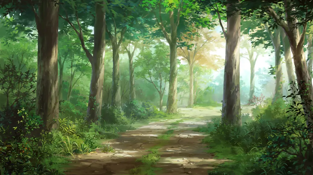 Suasana romantis dalam anime shonen ai Gambar pemandangan anime yang indah