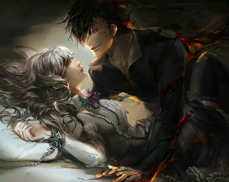 Pasangan Romantis dari Anime Shoujo Fantasi Gambar pasangan karakter anime shoujo fantasi