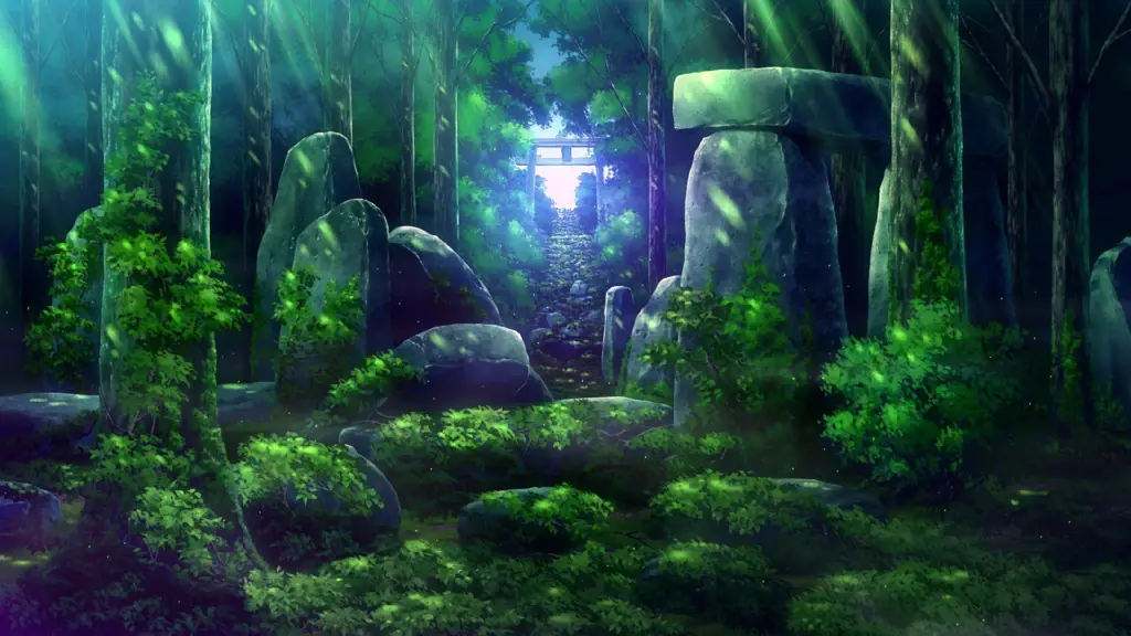 Gambar pemandangan anime yang indah