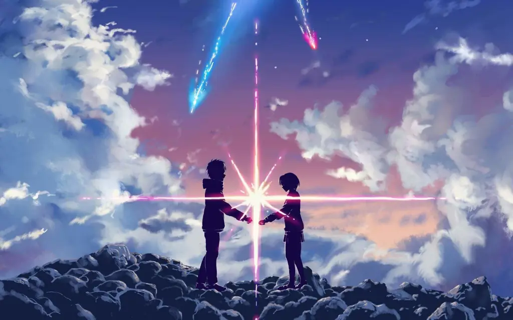 Pasangan Anime Shoujo Ai yang Menarik Gambar pasangan anime shoujo ai