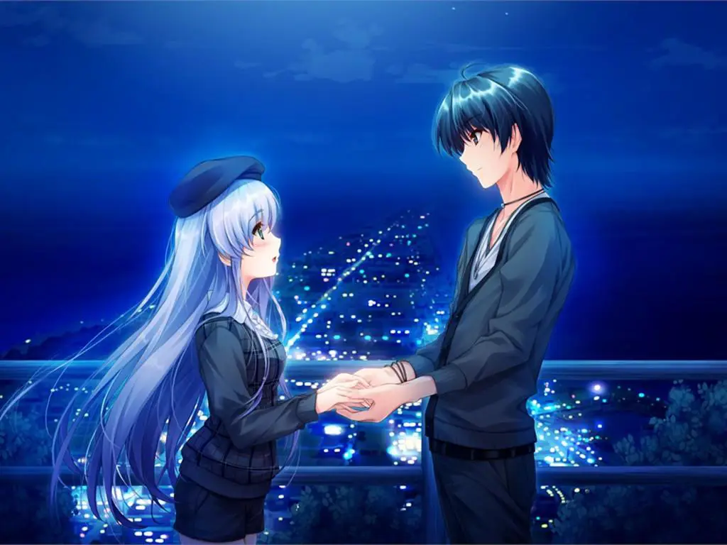 Persahabatan yang Berkembang Menjadi Cinta Gambar anime perempuan bergandengan tangan