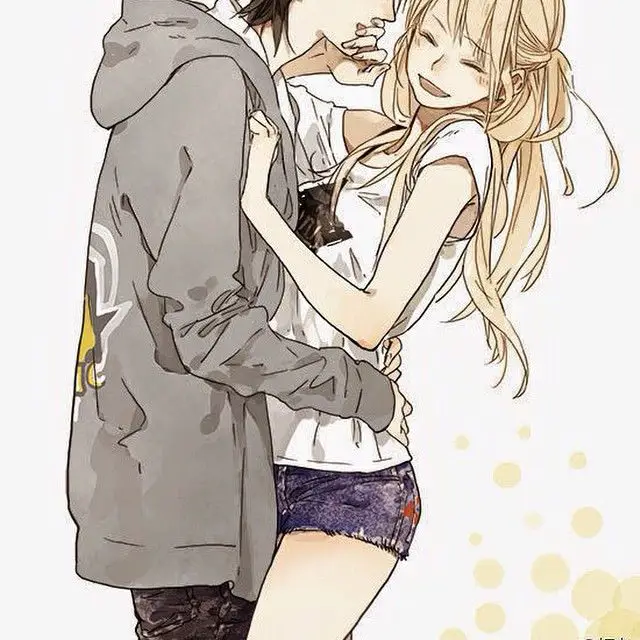 Ilustrasi pasangan dalam anime shoujo ai Pasangan anime shoujo ai