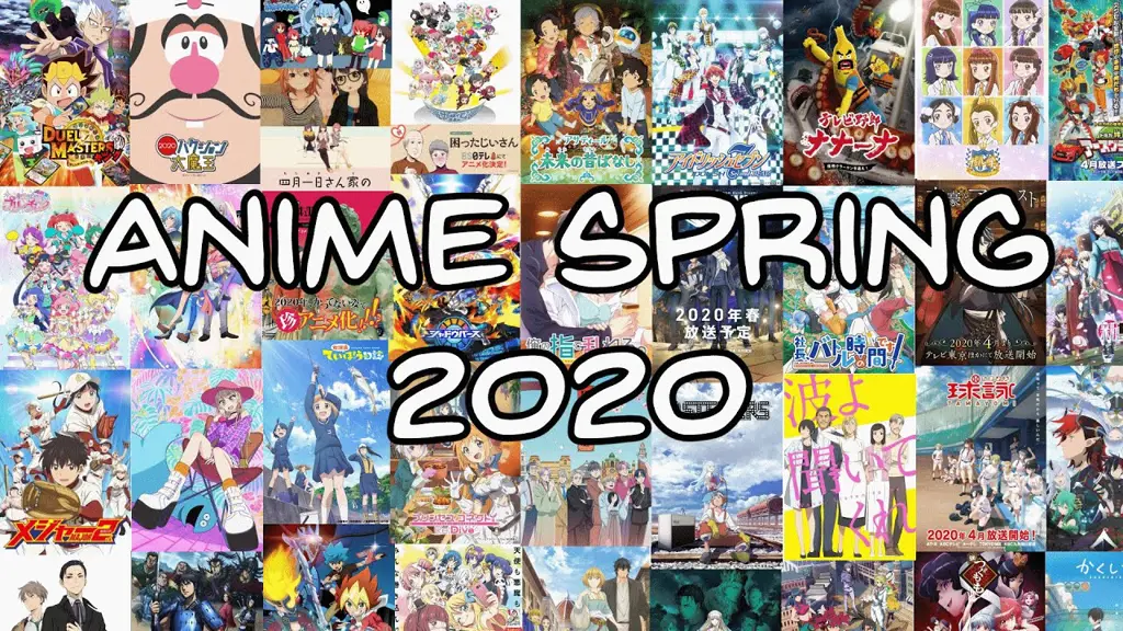 Koleksi Anime Spring 2020 Gambar berbagai poster anime Spring 2020