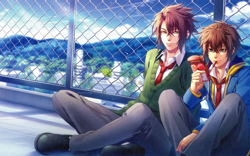 Kehidupan Sekolah Anime Gambar kehidupan sekolah anime yang menyenangkan