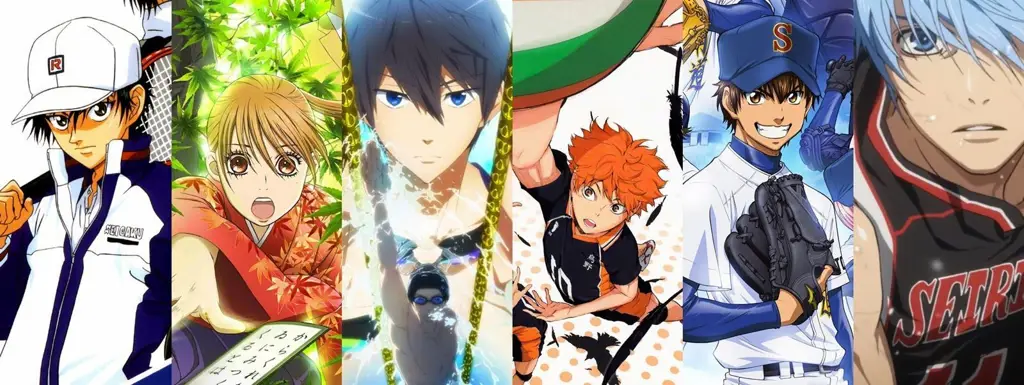 Poster Anime Olahraga Gambar berbagai poster anime olahraga