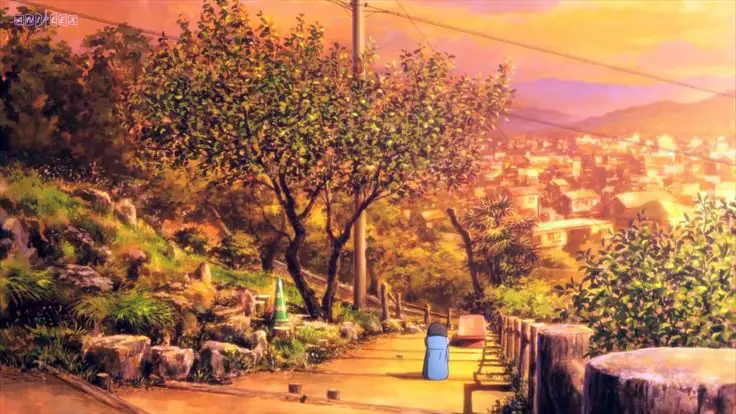 Suasana romantis dalam anime Pemandangan anime romantis