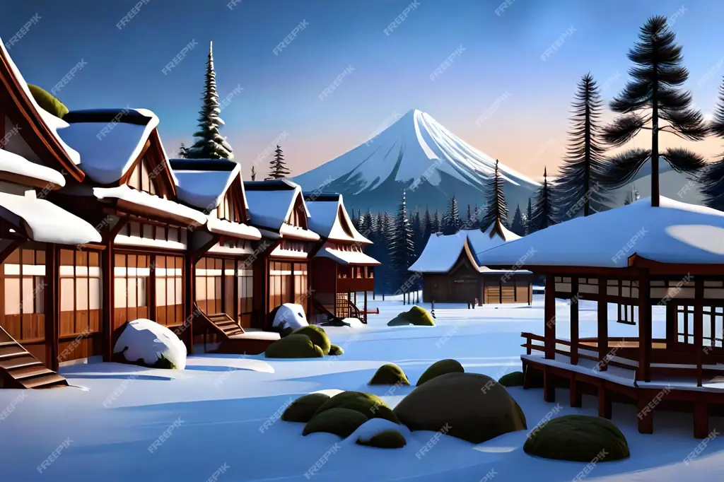 Pemandangan indah dalam anime Gambar pemandangan anime Jepang yang indah