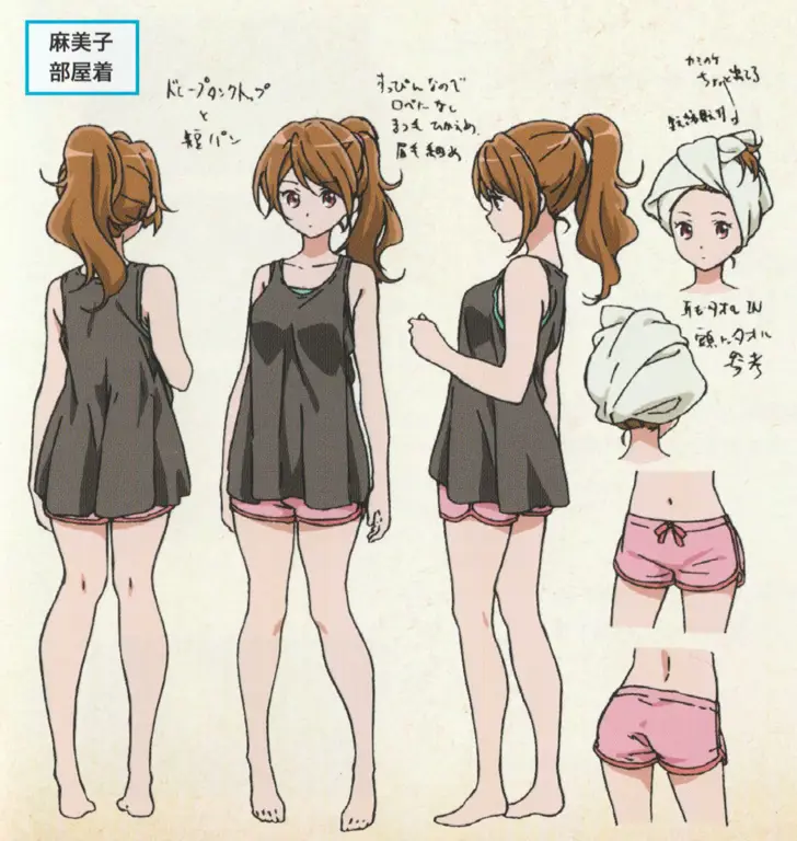 Desain Karakter yang Menarik Contoh desain karakter anime