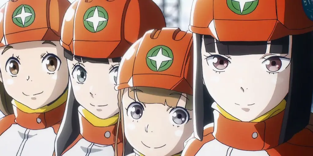 Anime Romansa: A Place Further Than the Universe Visual kunci A Place Further Than the Universe